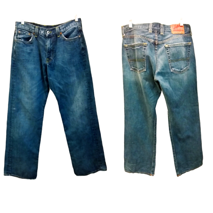 Lucky Brand 33 Med Wash Straight Leg